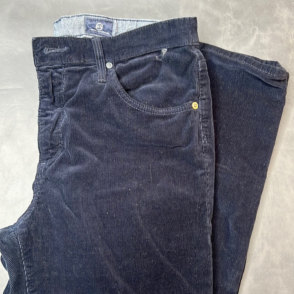 Adriano Goldschmied Navy Corduroy Pant